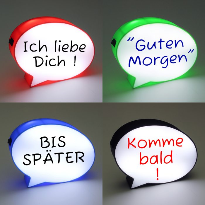 LED comic bubble
