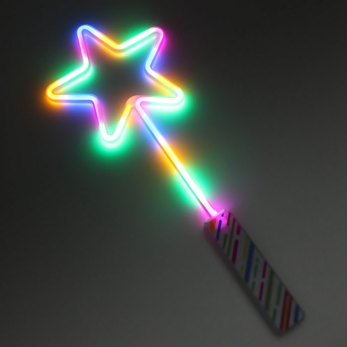Neon style LED star stick