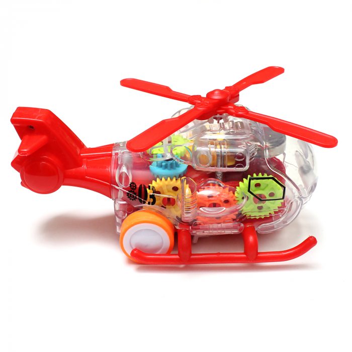Children's helicopter with LEDs