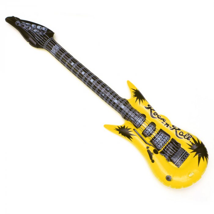 Luftgitarren-Spieler Rockgitarre