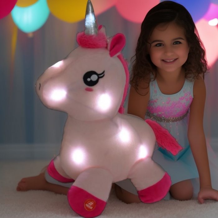 Cute unicorn toy plush toy girl