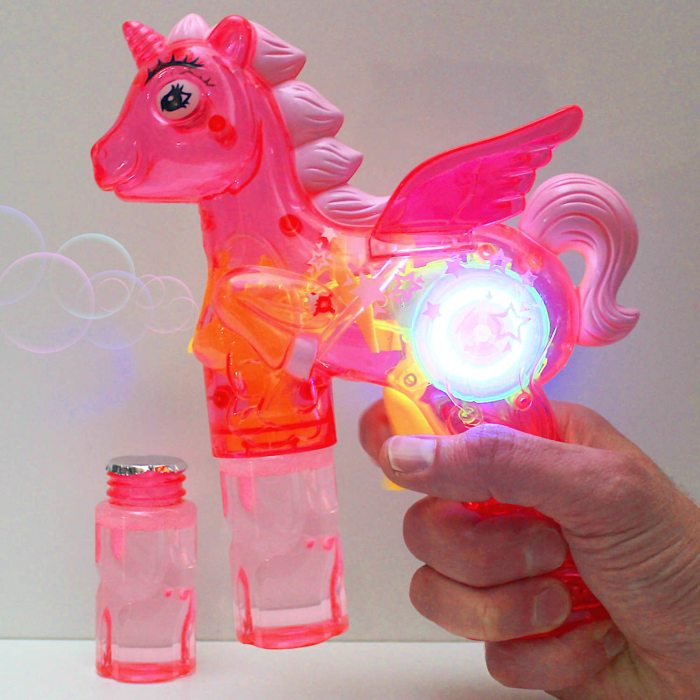 einhorn seifenblasen led