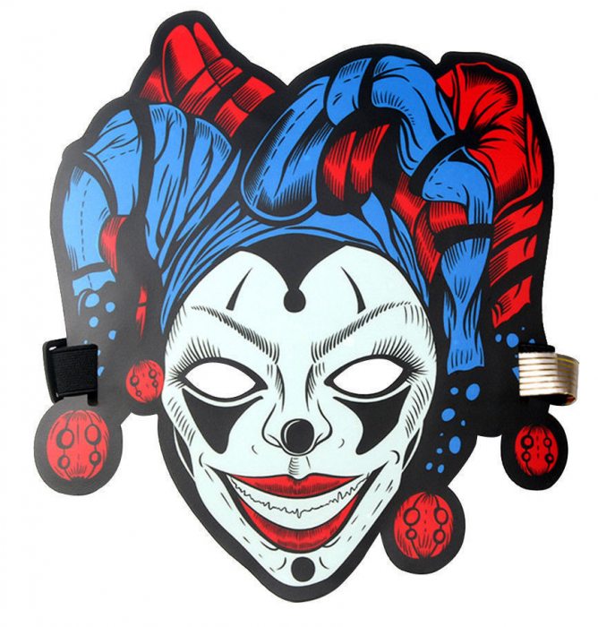 Haarlekin clown