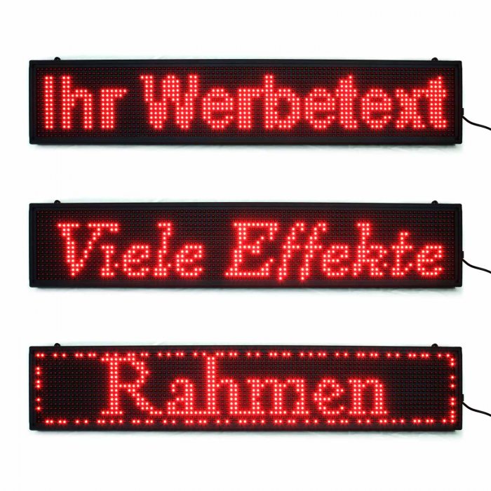 Scrolling Red LED Message Marquee Sign