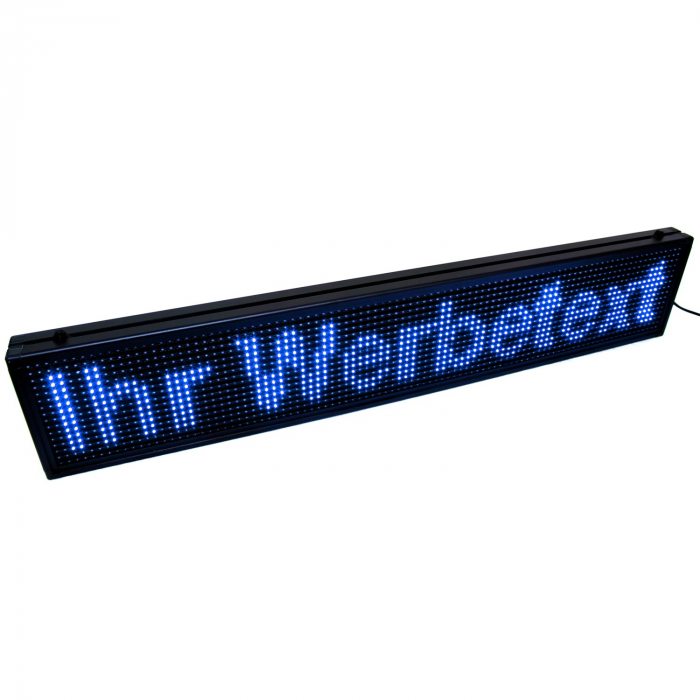 led anzeige blaue Leuchtreklame neonreklame schild