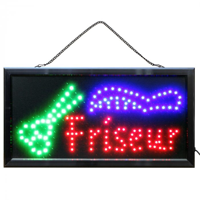 LED-Schaufensterschild FRISEUR