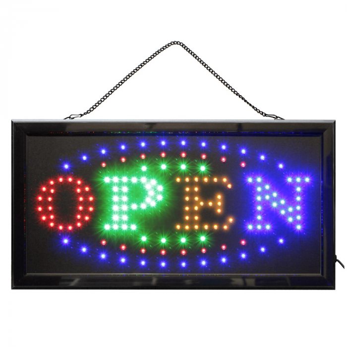Shoop sign OPEN