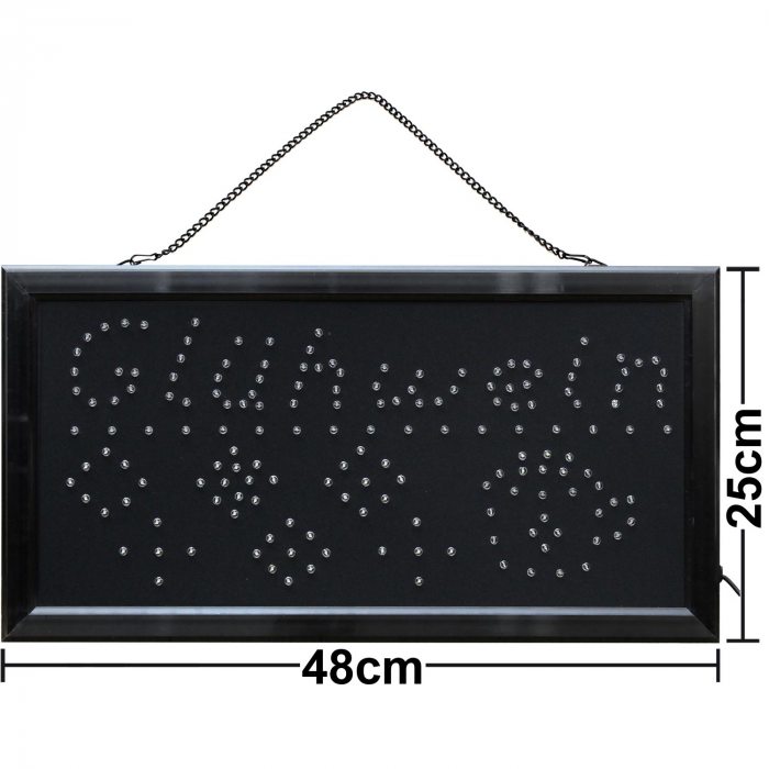LED-Schaufensterschild weichnachstmark
