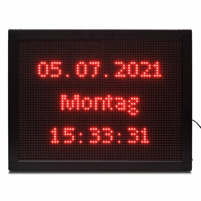 LED-Uhrzeit anzeige Wlan