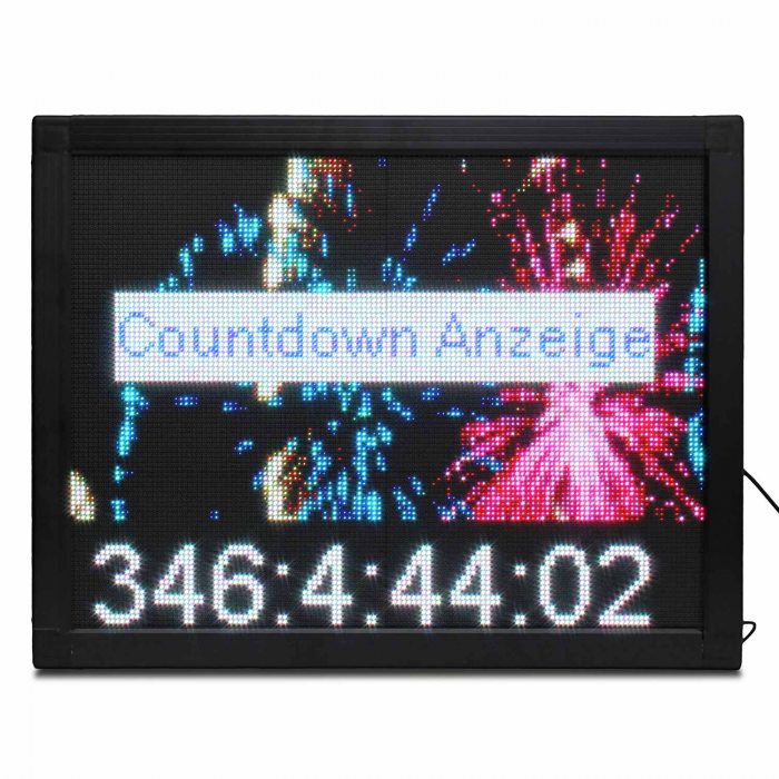 countdown led anzeige