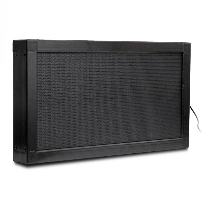 LED-Laufschrift 72x40 cm RGB WiFi Innen P5 8192 Pixel I Hohe Auflösung I programmierbar elektronische Werbetafel