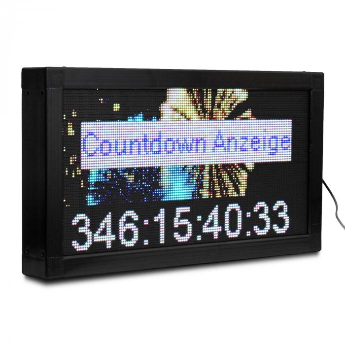 countdown einstellbar led-display innen