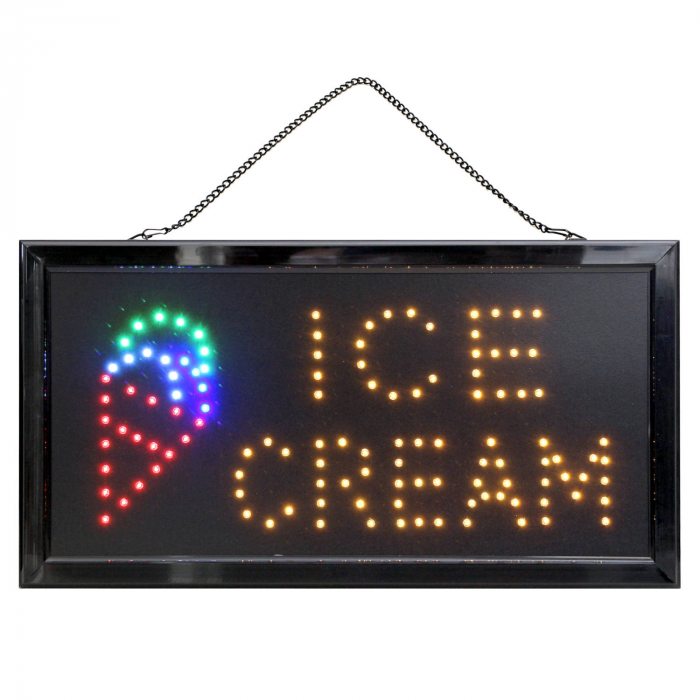 Eiscreme leuchtschild