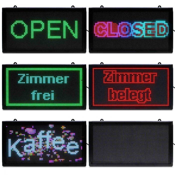 turned off led display