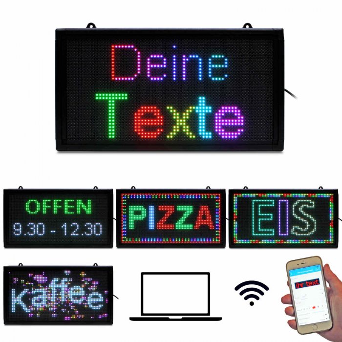 Scrolling RGB LED Message Marquee Sign