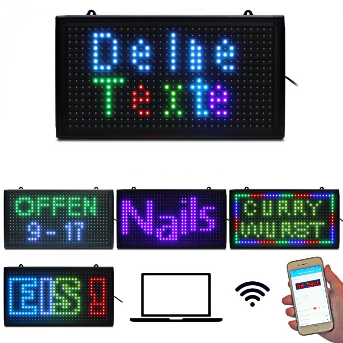Programmierbares Werbeschild