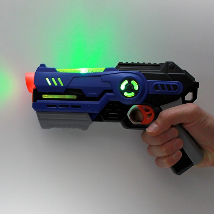 Futuristische Pistole mit  diversen Effekten