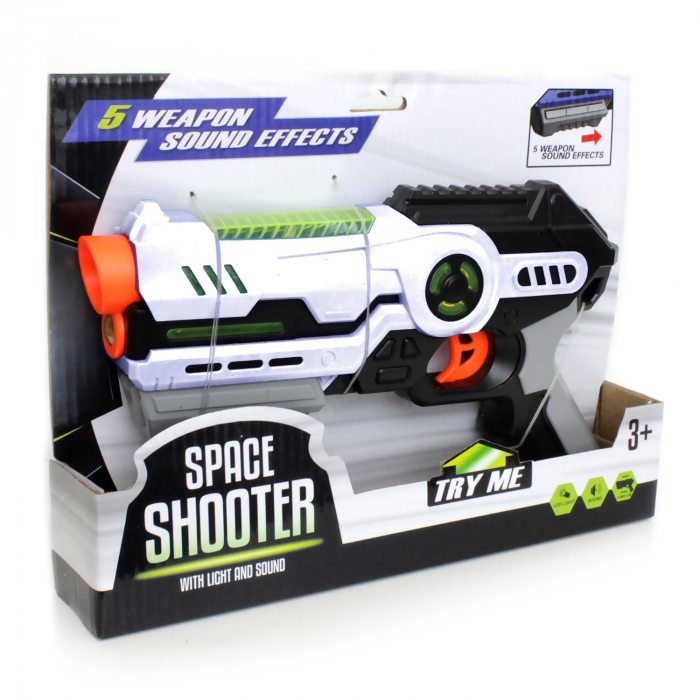 LED toy gun for SciFi costumes