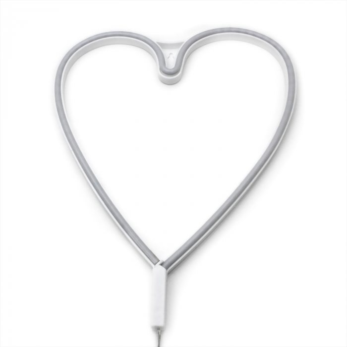LED Herz-Wanddeko