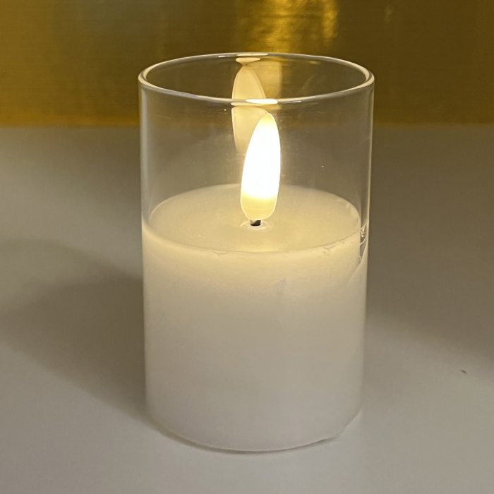 3d led kerze im Glas dekorleuchte