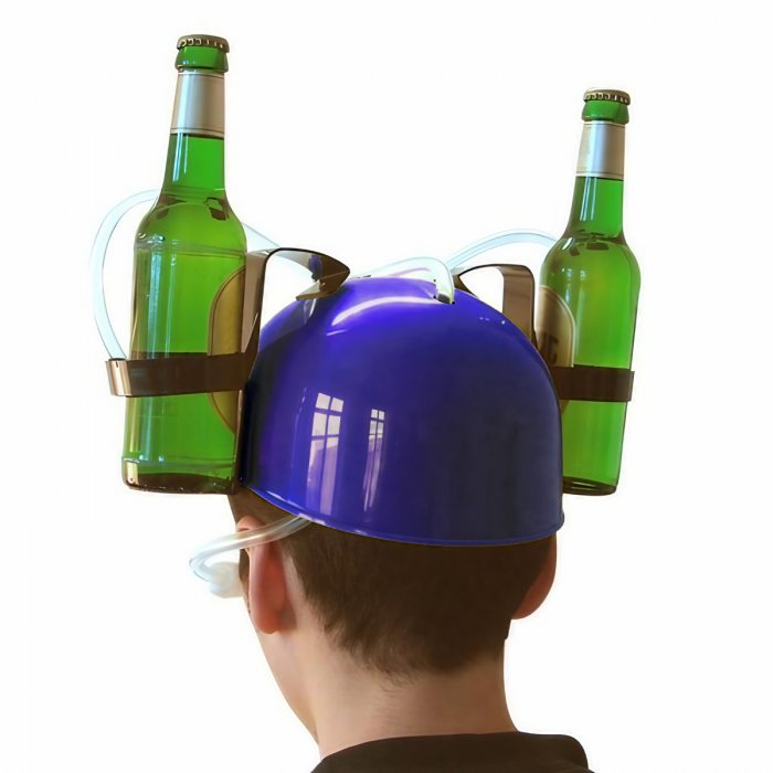 Helmet and bottle holder