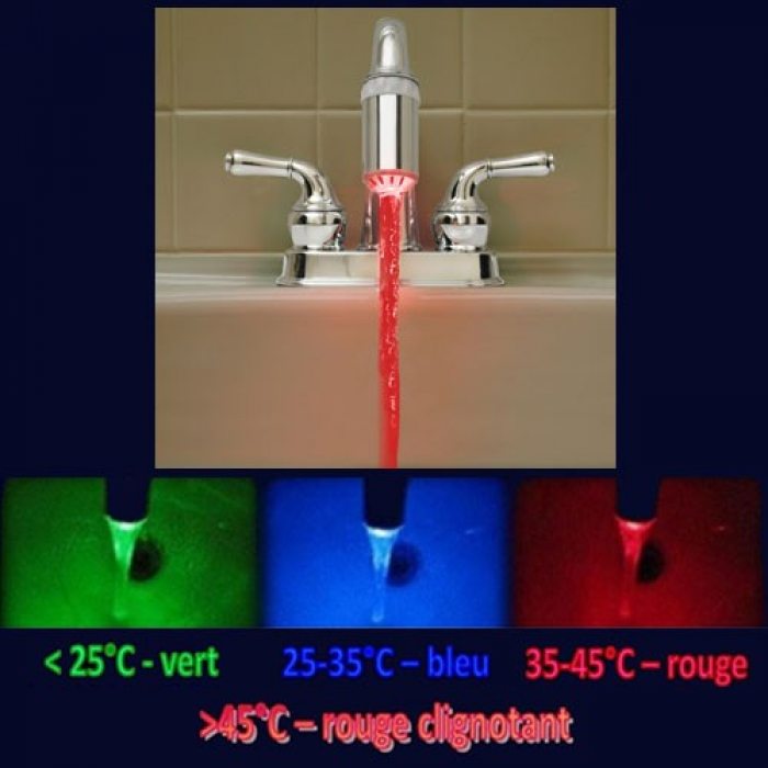 leuchtender LED-Wasserhahnaufsatz