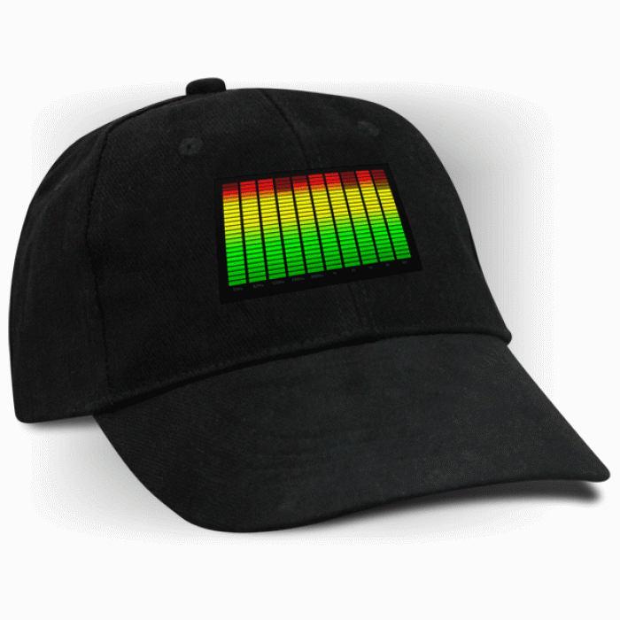 10-Kanal Equalizer Cap soundaktiviert Leuchtcap Ucult