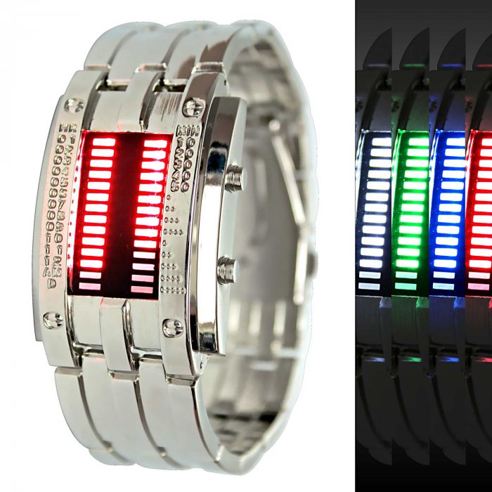 LED-Display Armbanduhr