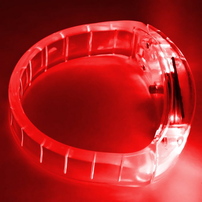 led-fashion armschmuck rot