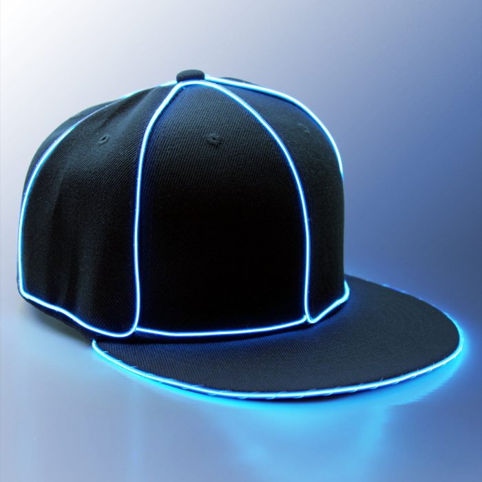 Leuchtendes Basic Snapback Cap Leuchtmütze