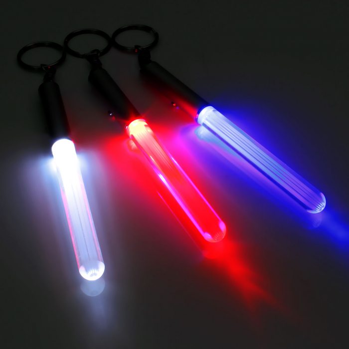 Mini light sword key pendant