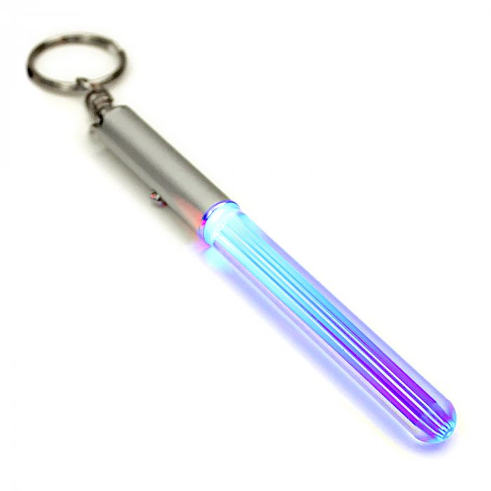 Mini light sword key pendant