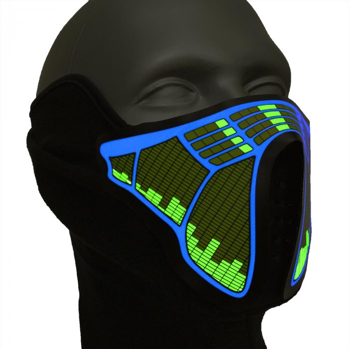 coole leuchtmaske karneval halloween