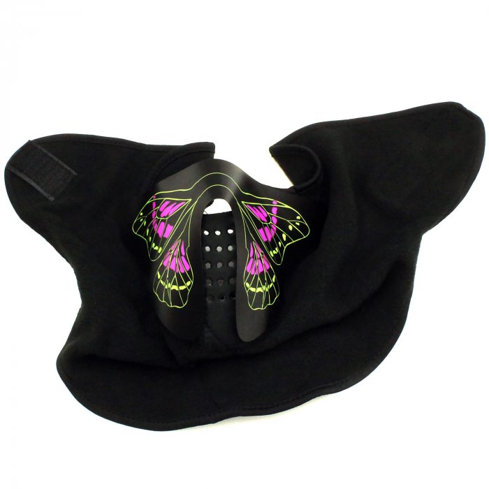 Schmetterling Gesichtsmaske LED-Maske leuchtende Tiermaske