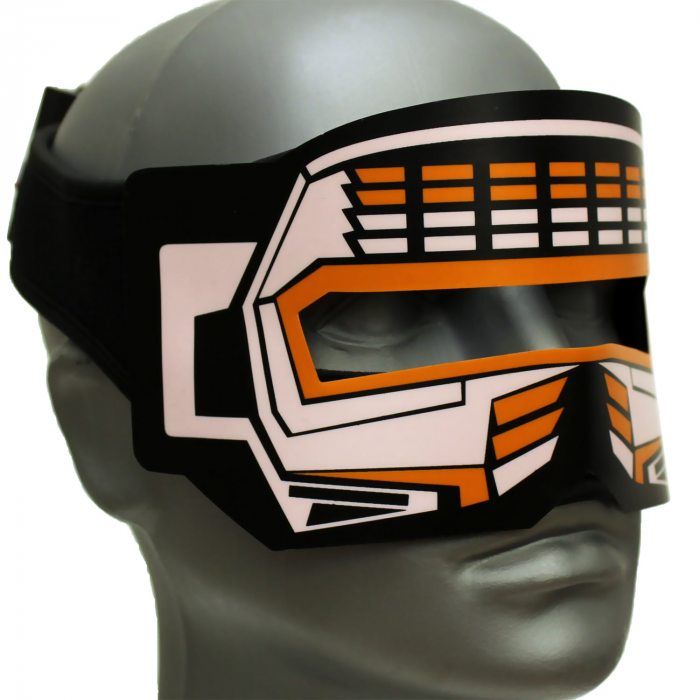 Cyborg Eye Mask orange