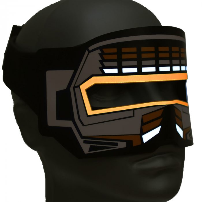 Cyborg Eye Mask orange