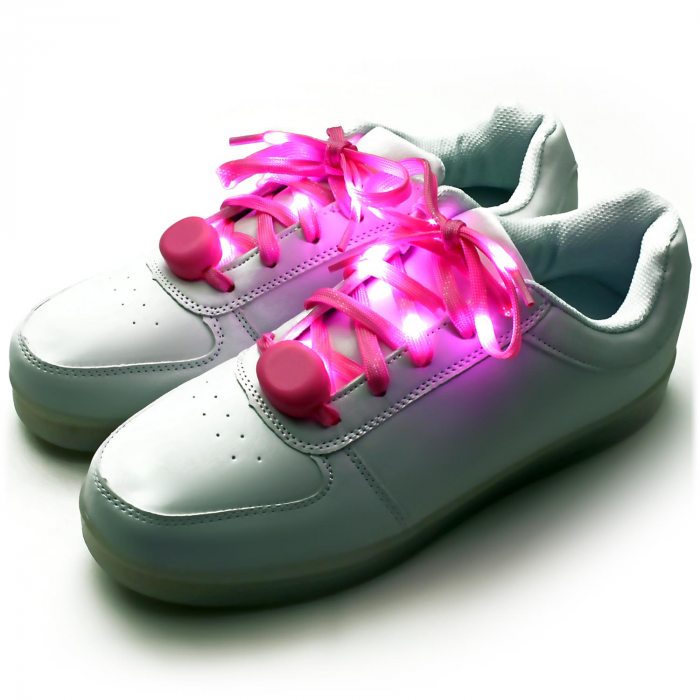 led schnürsenkel pink günstig