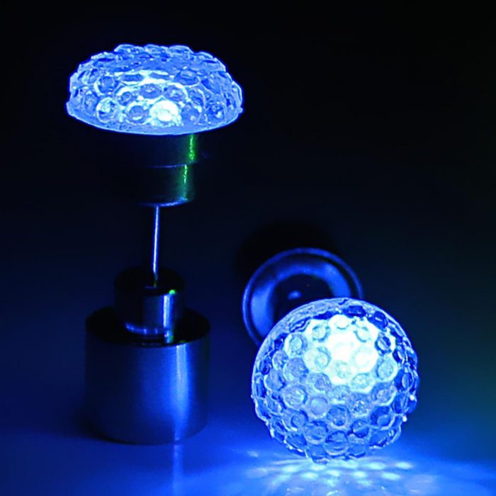 blaue Ohrstecker