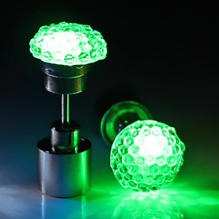 grüne Ohrstecker