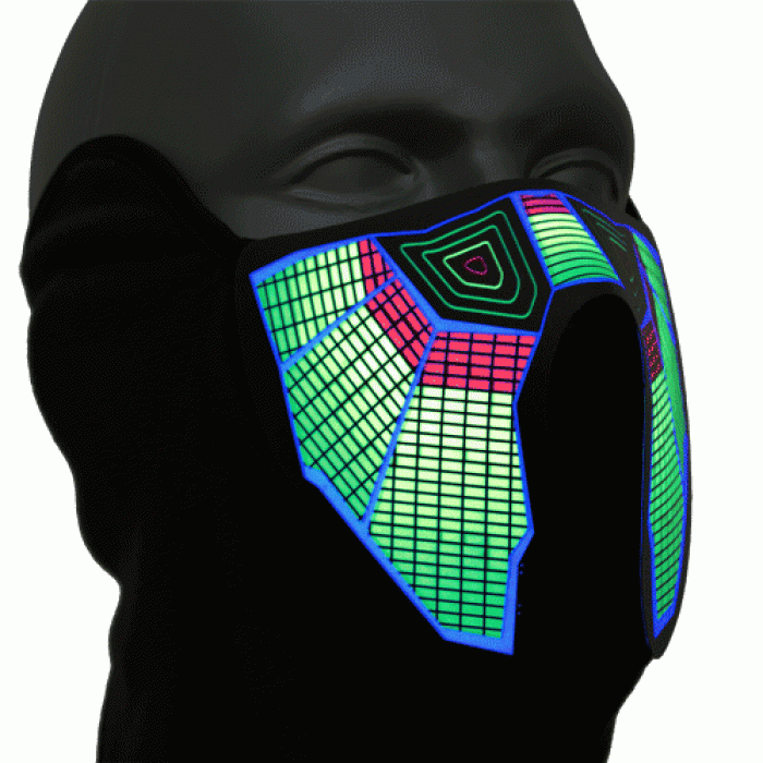 light up facemask