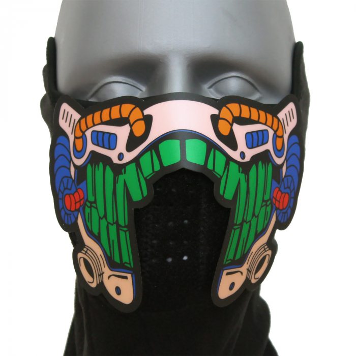 Soundactivated Science Fiction light up Mask