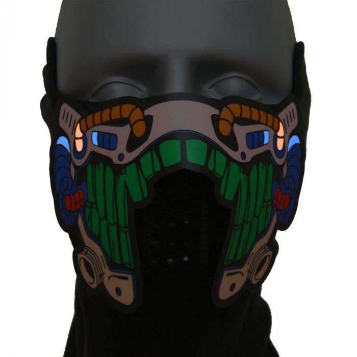 Soundactivated Science Fiction light up Mask