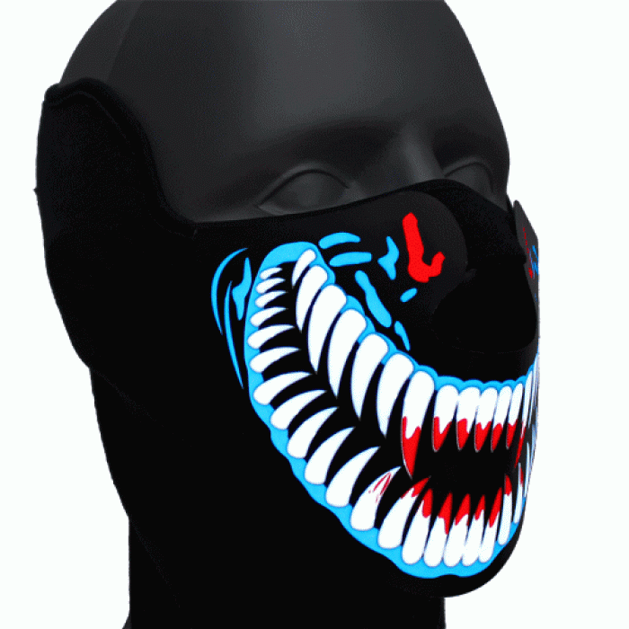 LED Halloween-Maske