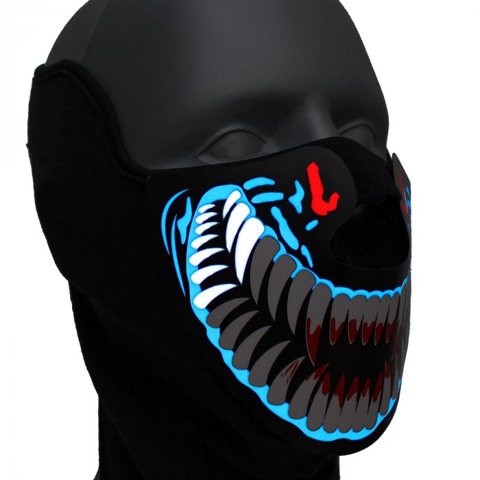 Maske mit Leuchteffekt