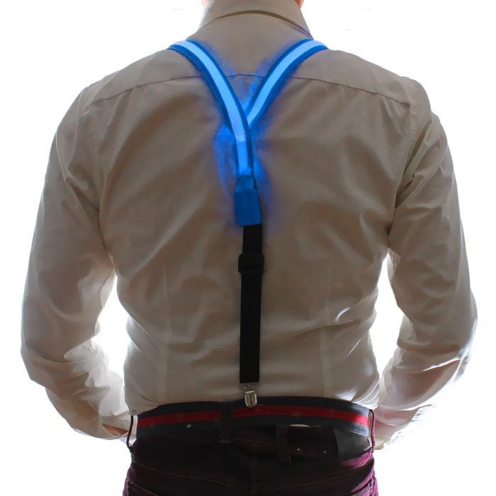 LED Luminous Braces red green or blue
