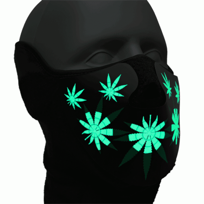 LED Hanfmaske Mariuhana