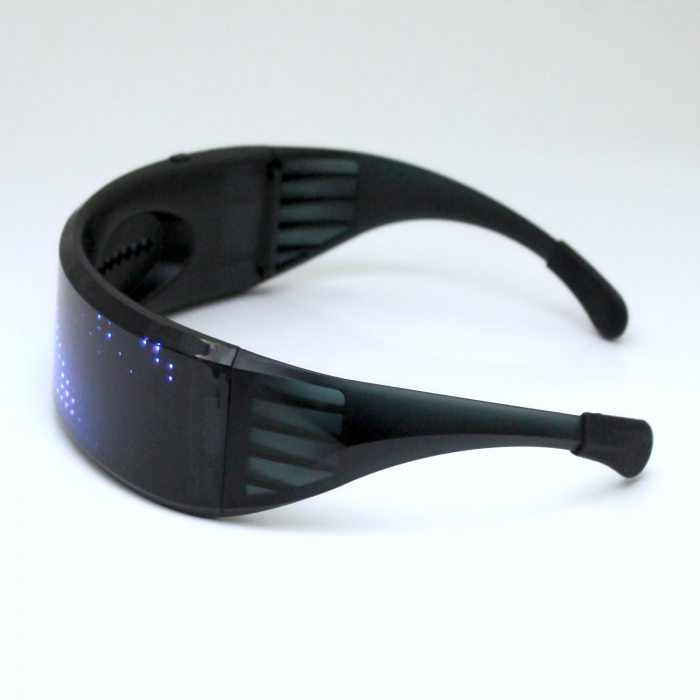 laufschrift brille