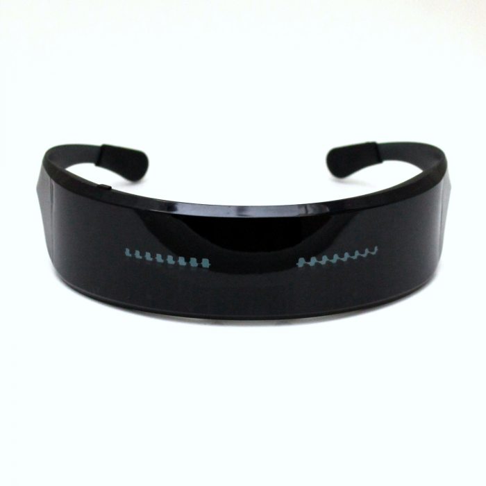 LED Brille mit programmierbarer LED-Anzeige I App gesteuerte wireless Partybrille I Ohne Kabel I Akkubetrieben