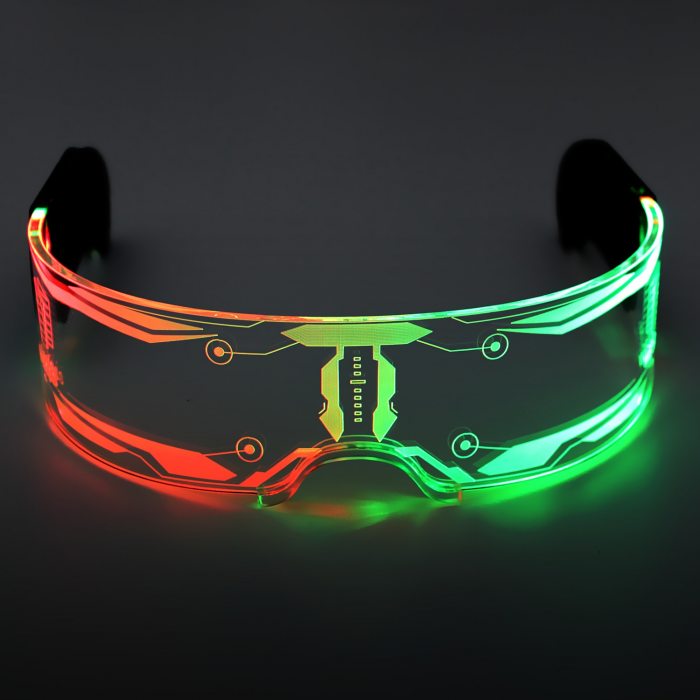 leuchtende party brille rgb