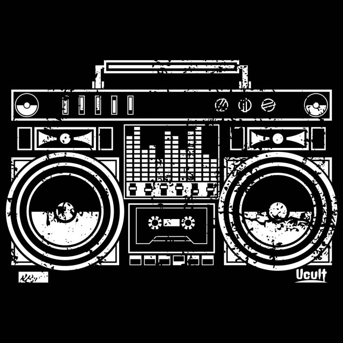 Retro Look Ghetto Blaster Shirt I Vintage Ghetto Blaster Shirt I Boombox
